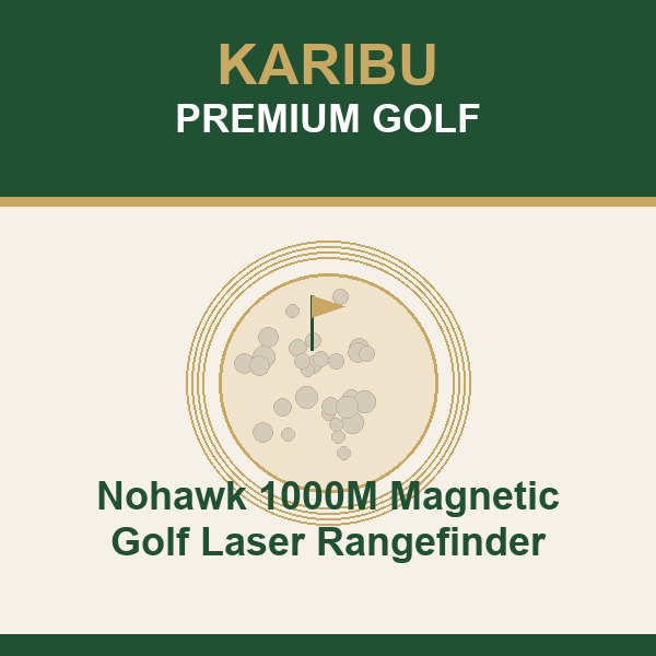 Nohawk 1000M Magnetic Golf Laser Rangefinder