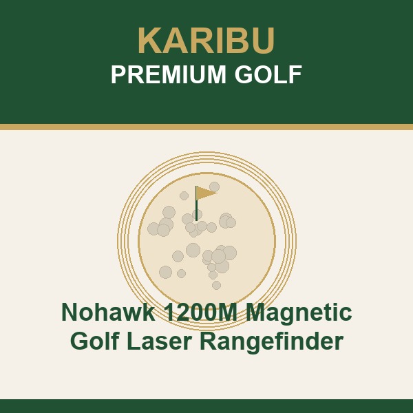 Nohawk 1200M Magnetic Golf Laser Rangefinder