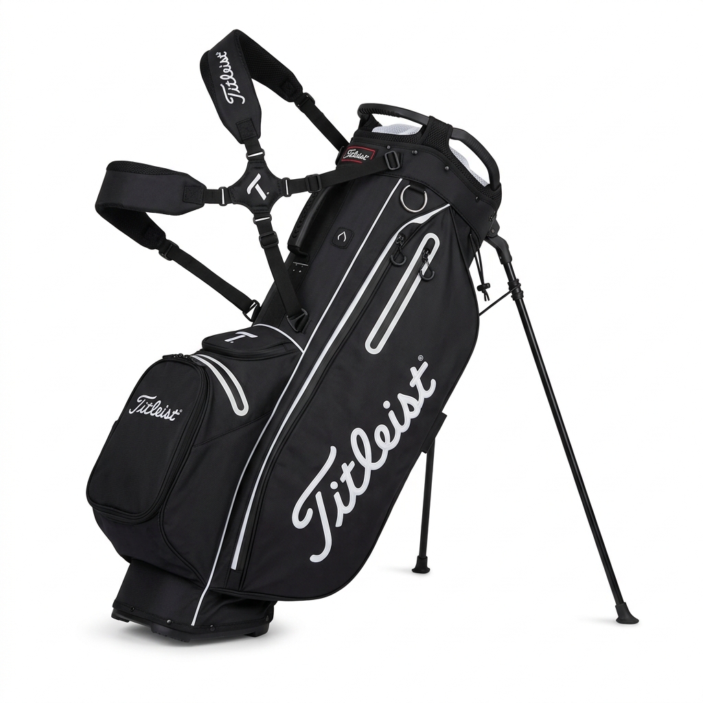 Titleist Players 4 StaDry Stand Bag - Black/White